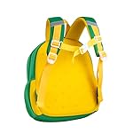 Lightweight and breathable children's dinosaur schoolbag, made of SBR diving fabric, suitable for kindergarten backpacks (green, Large) - Image 4