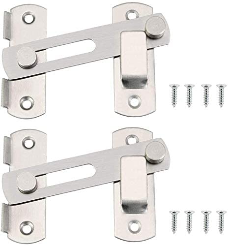 MARZIX Flip Latch Lock,Heavy Duty Stainless Steel Bar Latch,Safety Door Bolt Latch Lock for Home Window Door Door Bolt Lock Sliding Antique Gate Flip with Screws (1 PCS) (B0BN42FNYR) Amazon Price History, Amazon Price Tracker