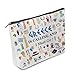 Odebyata Greece Travel Iconic Souvenir Makeup Bag, Cosmetic Bag for Women, Toiletry Travel Organizer Bag, Zipper Bag for Greece Traveler