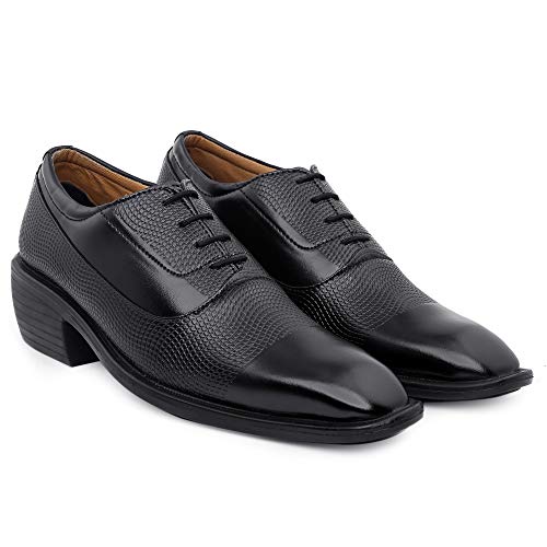 Image of Mens Height Increasing Formal Black, Brown Shoes for Men, Experience a Heightened Confidence Formal Shoes