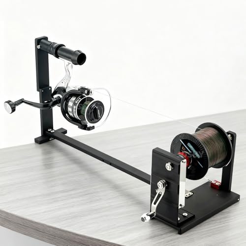 Adjustable Fishing Line Spooler with 3.0:1 Speed Ratio, Effortless Reel Spooling for Easy Casting, for Anglers and Fishing Enthusiasts