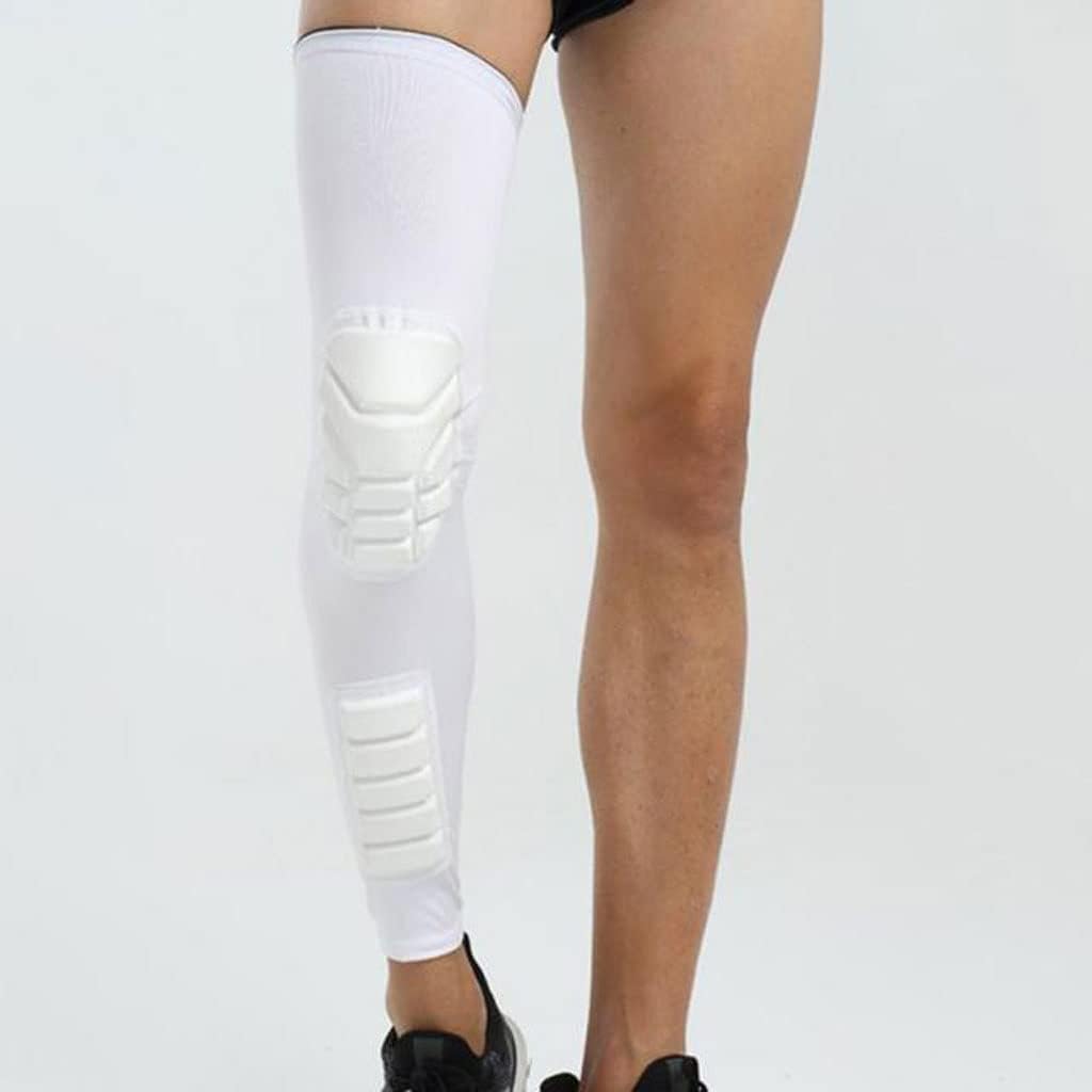 Compression Knee Pads Long Basketball Leg Sleeve Men Women Sport Calf Protection Soccer Gym Leggings