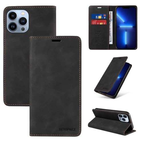 Étui portefeuille iPhone 12 Pro Max cuir avec porte-cartes