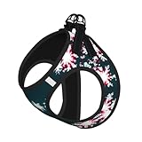 Design imprimé intégral S : le design coloré et accrocheur Merry Christmas imprimé sur ce gilet et harnais pour chien ajoute une touche élégante à la tenue de plein air de votre compagnon canin.