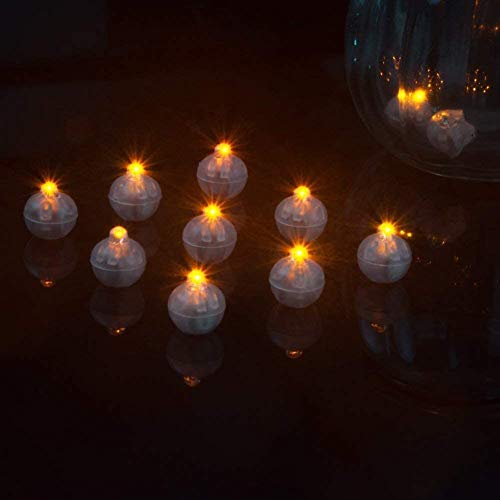 Mini LED Lights Balloons Paper Lanterns Lights Individual Wireless Flash Ball Lamp Wedding Party Decoration 100 PCS