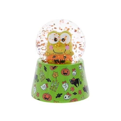 Silver Buffalo Sanrio Hello Kitty and Friends Halloween Light Up Snow Globe in Retail Box Featuring Keroppi, 45mm