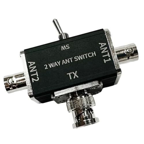 Interruptor coaxial de 2 vías para evitar desconectar cables en tu radio transmisor