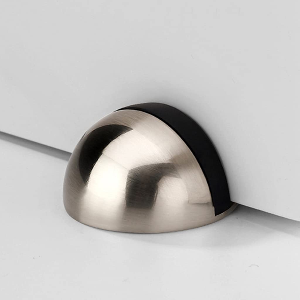 Door Stop， Hidden Door Holder Catch Floor Mounted Nail-Free Hardware(B)