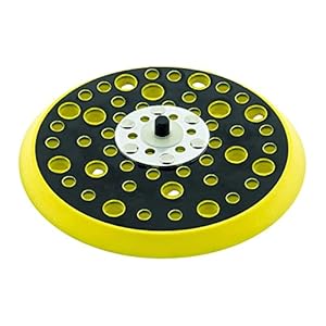 Guhowre 150 mm 5/16 schroefdraad 52 gaten, gemiddelde dichtheid, excentrische slijper, klittenbandsluiting, compatibel met Mirka CEROS DerOS