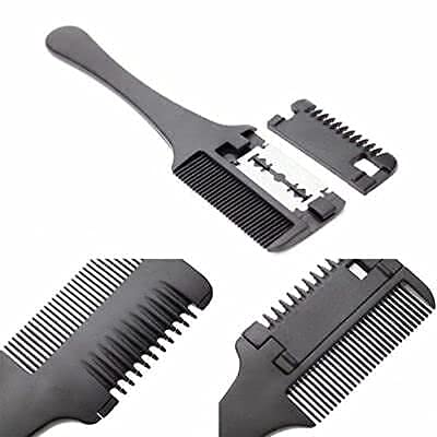 Professional Dual Side Blade Scissor Cutting Trimmer Comb for Slim Haircuts 4