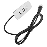 CAPACITÉ DE CHARGE INTELLIGENTE : La conception du port de charge USB Type C 5 V 2,4 A permet un chargement facile et un accès pratique, vous pouvez facilement charger vos appareils tout en vous relaxant sur votre fauteuil inclinable motorisé, garantissant que votre contrôleur de canapé électrique est toujours prêt à l'emploi