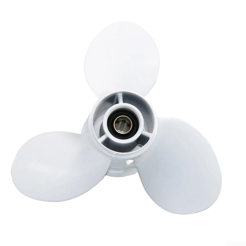 Elica del motore della barca della lega di alluminio 9-1/4 x 9 pollici 8 denti per 9.9HP 15HP 20HP per motori fuoribordo rotazione destra
