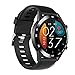 Produktbild 3,3 cm (1,3 Zoll) True Full Round Screen HD Color Screen Ladies Smart Watch with Sleep Monitoring Waterproof Men's Sports Bracelet Schrittzähler Kalorien for Android and iOS (Schwarz)