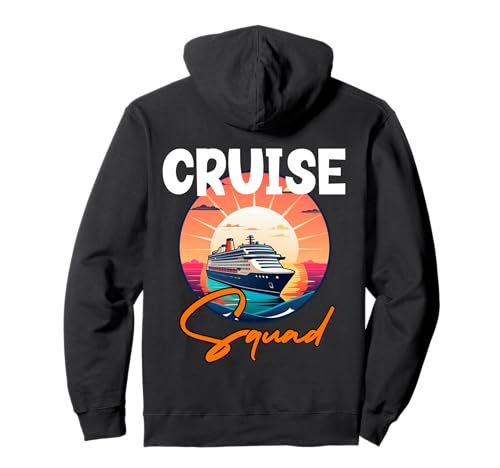 Familia o amigos de Cruise Squad 2025 Vacation Matching Sudadera con Capucha
