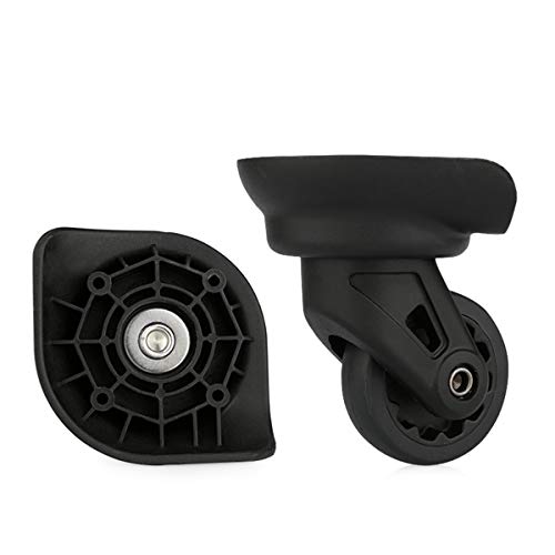 Luggage Wheel,Luggage Suitcase Wheels, 360 Degree Swivel Luggage Mute Wheel Suitcase Replacement Repair Wheels Parts Spinner (W141#)