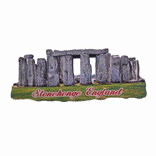 Imán para nevera 3D Stonehenge Avebury, Inglaterra, Reino Unido, regalo de recuerdo de viaje, colección de artesanía de madera