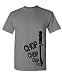 The Goozler Chefs Knife chop chop - Cook Gourmet Foodie - Mens Cotton T-Shirt, L, Charcoal