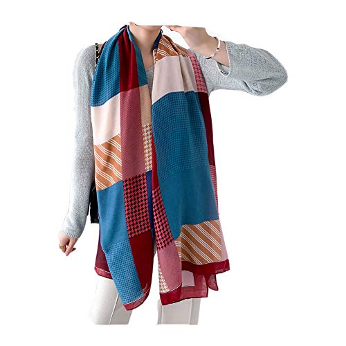 Warmer Damen-Schal mit Schottenkaro-Muster Cover