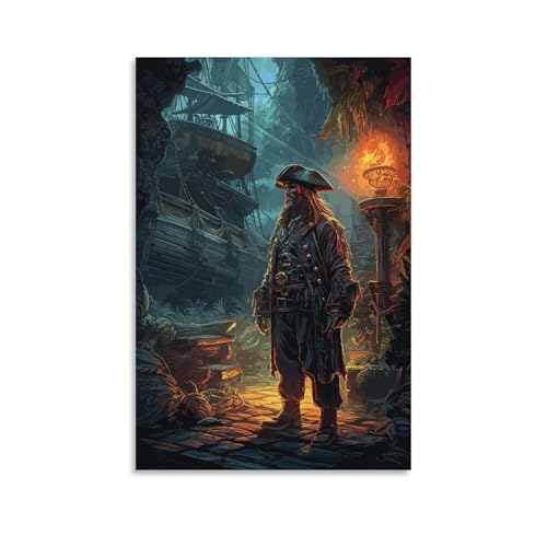 Impression sur toile de corsaire POLIUAWS, affiches et impressions de décoration murale