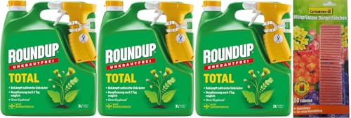 3 X 3L Roundup®Unkrautfrei Total