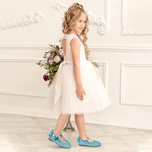 Image of PANDANINJIA Toddler Dress Shoes Flower Girls Ballet Flats