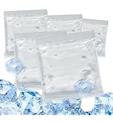 XiXiRan 4 Bolsas De Hielo Con Gel De 200ml | Elemento Refrigerante Reutilizable Para Loncheras, Cosméticos Y Lesiones - Pequeño Y Portátil