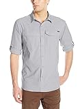 Columbia Men's Silver Ridge Lite Long Sleeve Shirt, Columbia Grey, Large