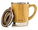 Stainless Steel and Bamboo Insulated Mug - 9oz