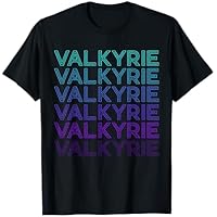 Valkyrie Viking Valhalla Mitología nórdica Retro Camiseta