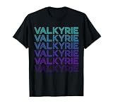 Valkyrie Viking Valhalla Mitología nórdica Retro Camiseta