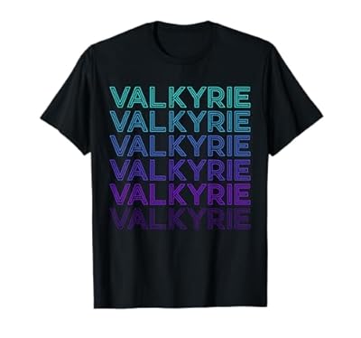 Valkyrie Viking Valhalla Mitología nórdica Retro Camiseta | Ya disponible en tu tienda friki favorita! En mundofriki.es!