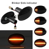 Paar (links und rechts) rauchströmende Blinker, Unpolarität, OE-Buchse, Plug-and-Play, schnelle sofortige Startzeit.