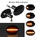 Produktbild OZ-LAMPE LED Dynamische Seitenblinker für BM-W Mini Cooper R55 Clubman R56 Hatch R57 Cabrio R58 Coupe R59 Roadster, LED Dynamischer Blinker 2 Stücke Schwarz, Blinkleuchte mit Canbus
