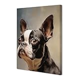 chiot boston terrier belgique Convient à toute maison et décoration : quel que soit le style de votre maison, la peinture pour chien peut être facilement assortie. Convient pour le salon, la chambre à coucher, la salle de bain, la cuisine, la chambre d'enfant, le bureau, l'hôtel, la salle à manger.