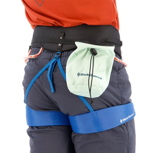 BLACK DIAMOND Men’s Momentum Harness Package | Harness, Belay Device, Locking Carabiner & Chalk Bag | Kingfisher| Large - Thumbnail 5