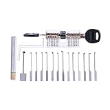 Durch die unterschiedlich großen und unterschiedlich abgewinkelten Haken können mit den Dietrichen verschiedene Schlösser geöffnet werden.