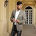 Men's Casual Suit Blazer Jackets Lightweight Sports Coats One Button M Khaki