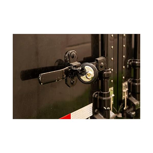 BRINKS Heavy Duty Padlock & Key 2 Pack- 70mm Stainless Steel Keyed Alike Commercial Discus Keyed Lock for Storage Shed, Garage, Locker, Sliding Doors, Cabinets & More Round with Steel Shackle, Black - Image 6
