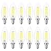 Kohree Candelabra LED Bulbs, 4 Watt 440 Lumen 5000K Cool White, E12 Led Bulb Base 40W Equivalent LED Edison Filament Chandelier Candle Light Bulb 12 Pack, UL Listed
