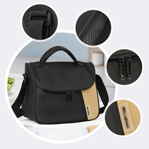 Bolsa Lancheira Térmica Com Alça para Marmita - Lancheira Térmica para Trabalho, Passeios e Academia