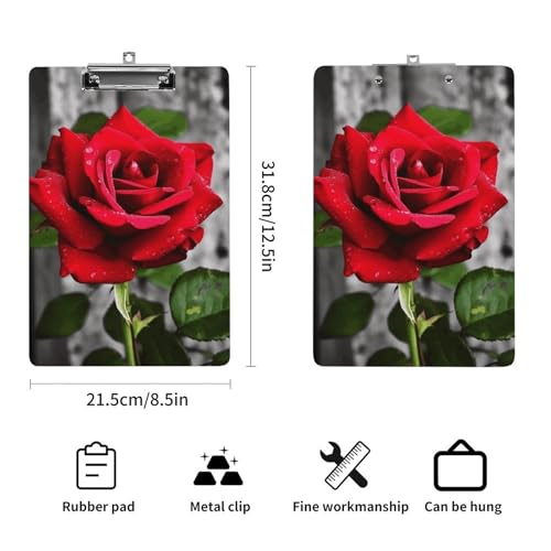 Porte-document rigide A4 fleuri pour écrire debout sans table facilement - 2
