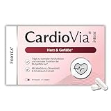 FORTEA® - Herz & Gefäß Komplex Kapseln in Apothekenqualität - CardioVia intens - mit Vitamin B1, Vitamin C, Selen & Zink - rezeptfrei & gut verträglich - Unterstützung der Herzfunktion - 30 Stk.