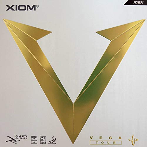XIOM Couvrant Vega Tour Revêtement Tennis de Table Noir 2,3 mm Épais