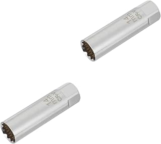 ERINGOGO 2 Peças De Tomada De Vela De Ignição De Metal Acessórios De Brilho Para Carro Vela De Ignição Não Fouler Testador De Faísca Ferramenta De Remoção De Vela De Ignição