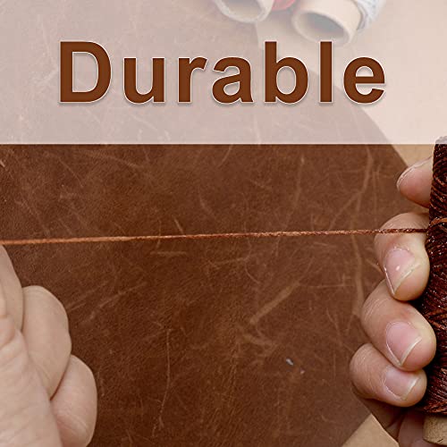 Butuze 660 Yards Leather Sewing Waxed Thread - 150D 55Yards Per Spool Stitching Thread For Leather Craft Diy,Bookbinding,Shoe Repairing,Leather Sewing #TOP4