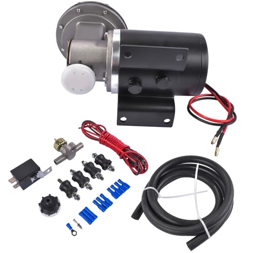 Bomba de vacío eléctrica de 12V con kit de instalación para frenos, bomba de vacío eléctrica de 18" a 22" para freno #28146 GELUOXI miniatura 7