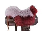 Moro-Design Lammfell Sattelbezug für Westernsattel Lammfellbezug Sattelauflage mit Horn Saddle Pad Seat Saver