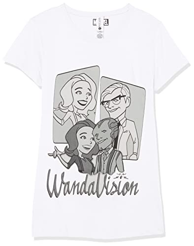 T-shirt Wandavision Marvel fille blanc le cadeau d'anniversaire parfait pour passionnée