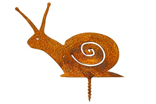 Manufaktur Lichtbogen Rost Schnecke mit Schraube zum Einschrauben