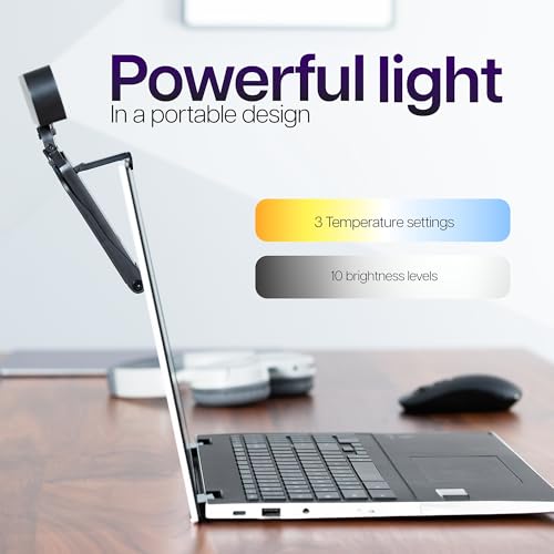 Lampe de webcam pour vidéoconférence LF-WL1 éclairage autonome pour écran - 5